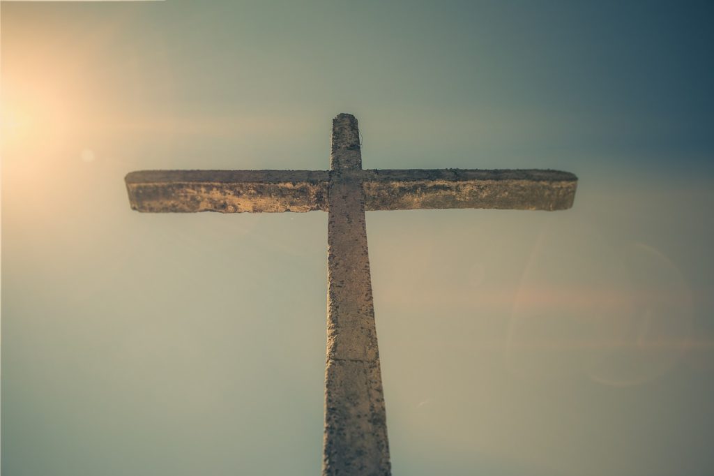 cruz, sky, christ