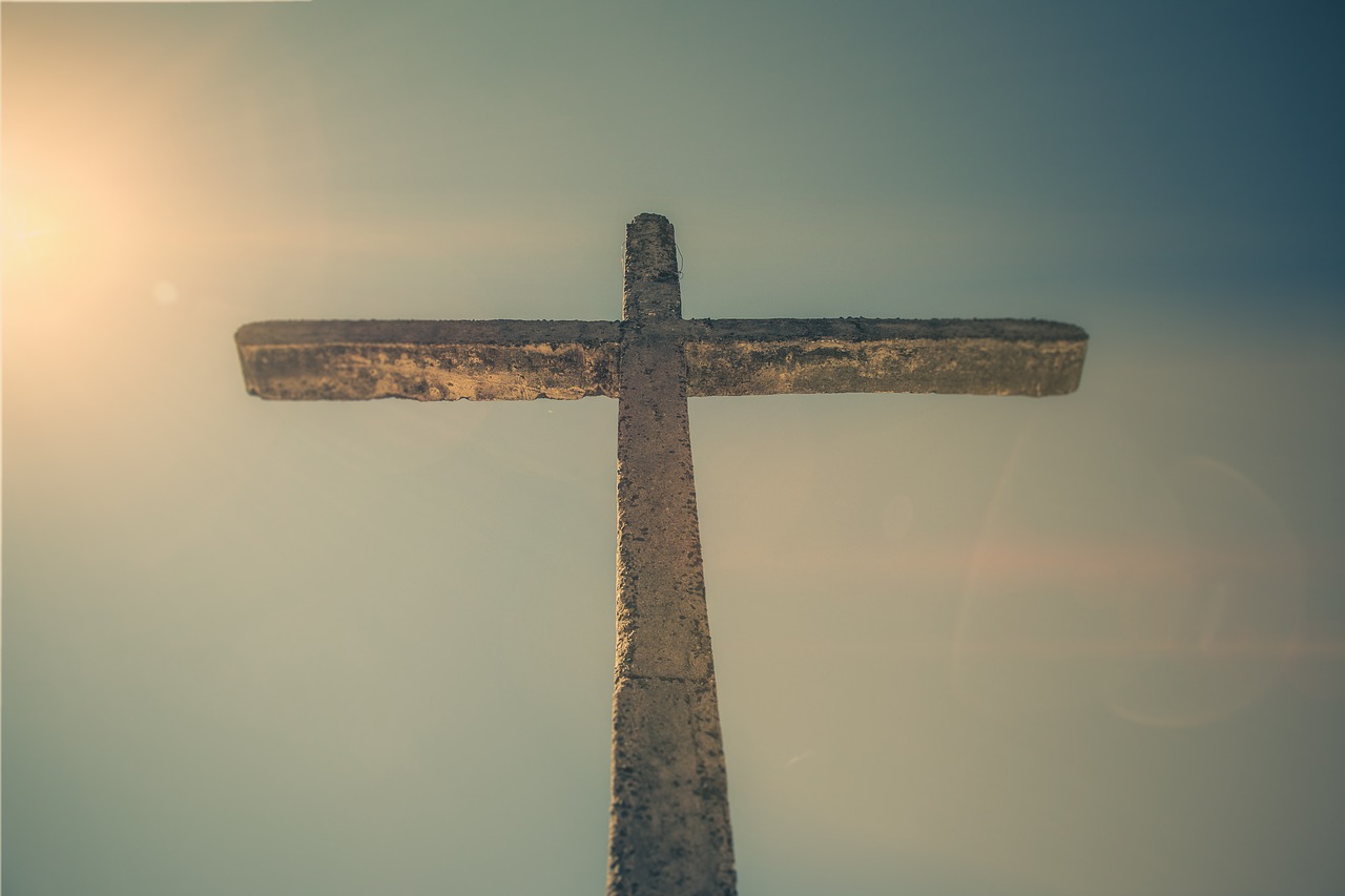 cruz, sky, christ